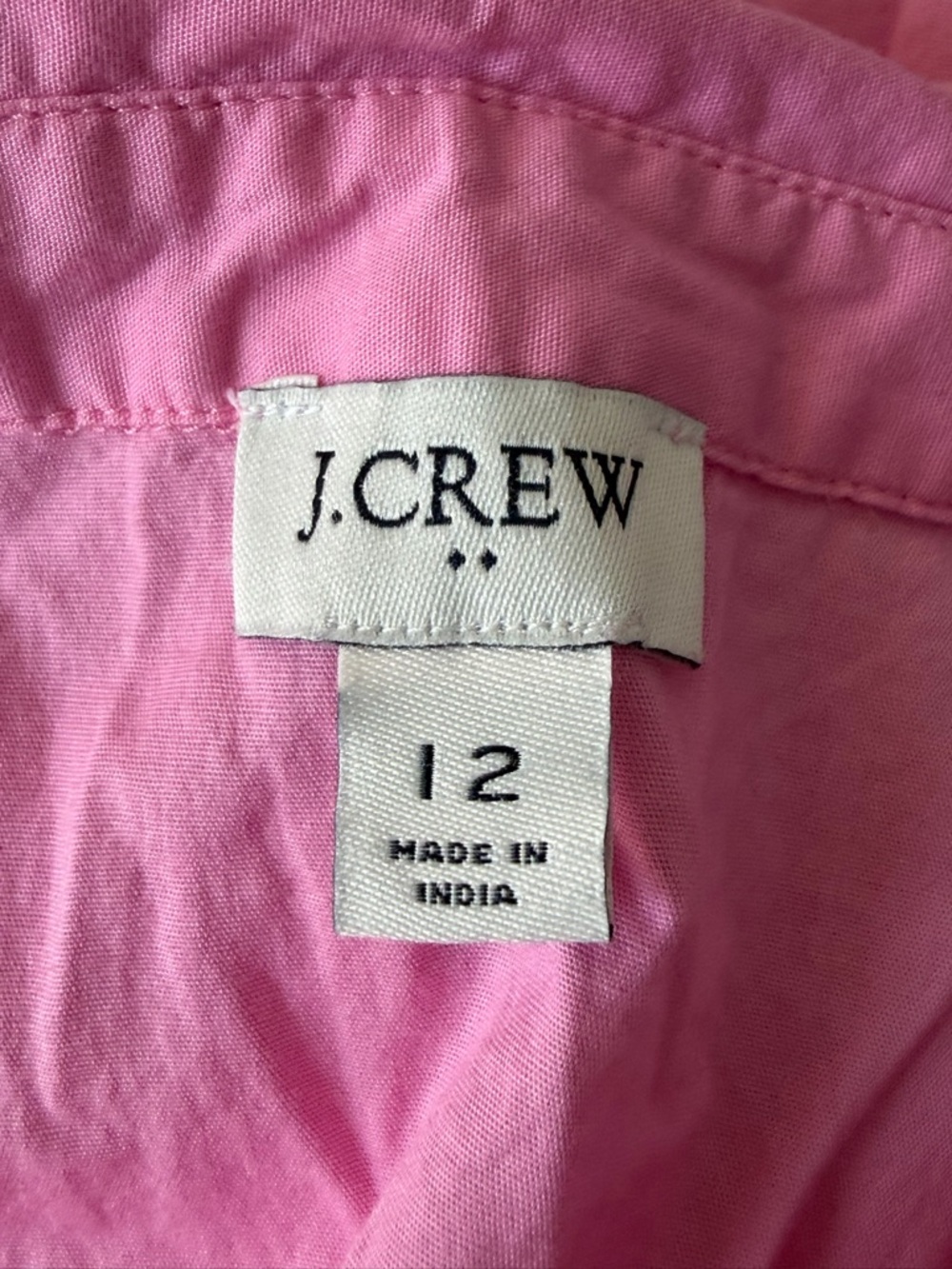 J. Crew Women's Pink Sleeveless Collared Midi Dress Size 12 39708 - Picture 9 of 12